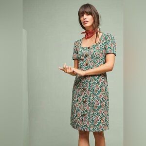 Anthropologie Maeve Seventies Shift Dress NWT! Sz 6